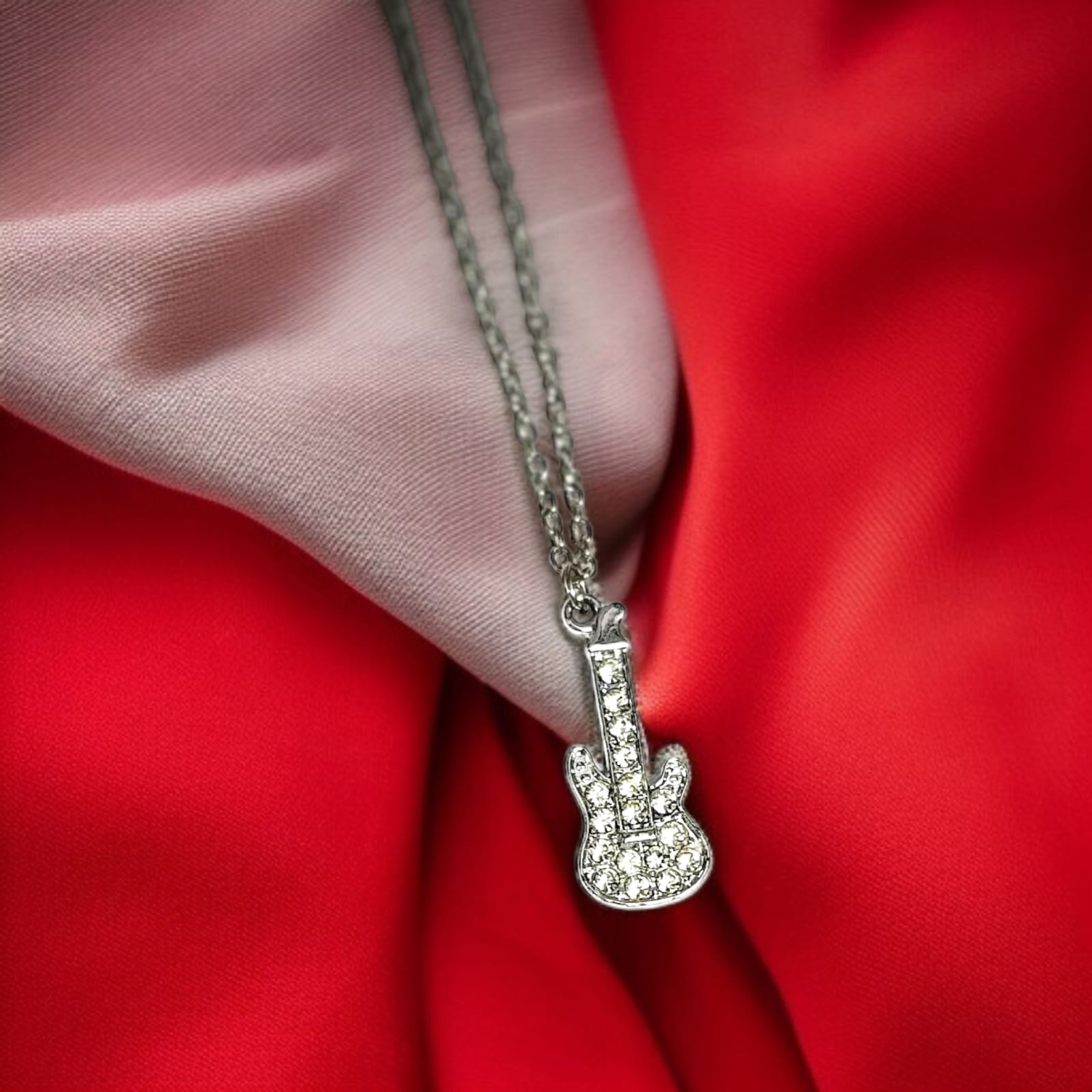Guitar Pendant Necklace